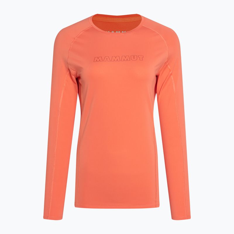 Longsleeve trekkingowy damski Mammut Selun FL Longsleeve Logo salmon 4