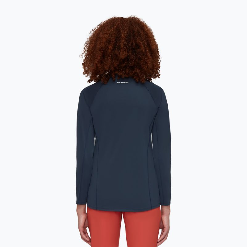 Longsleeve trekkingowy damski Mammut Selun FL Longsleeve Logo marine 2
