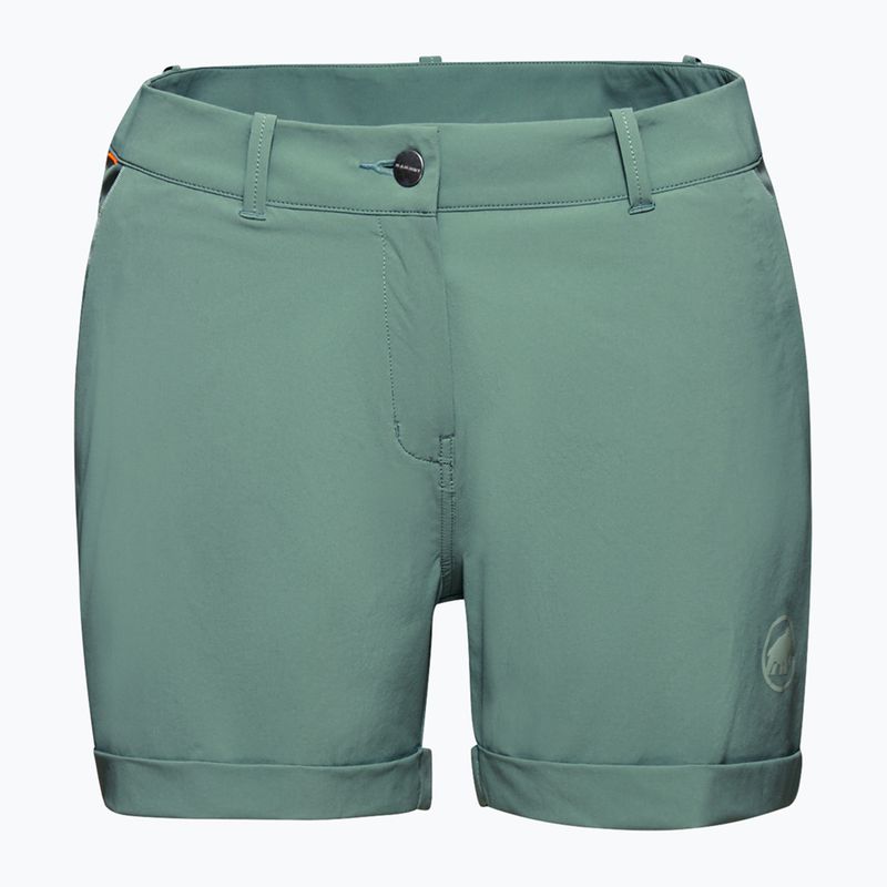 Spodenki trekkingowe damskie Mammut Runbold Roll Cuff dark jade 4