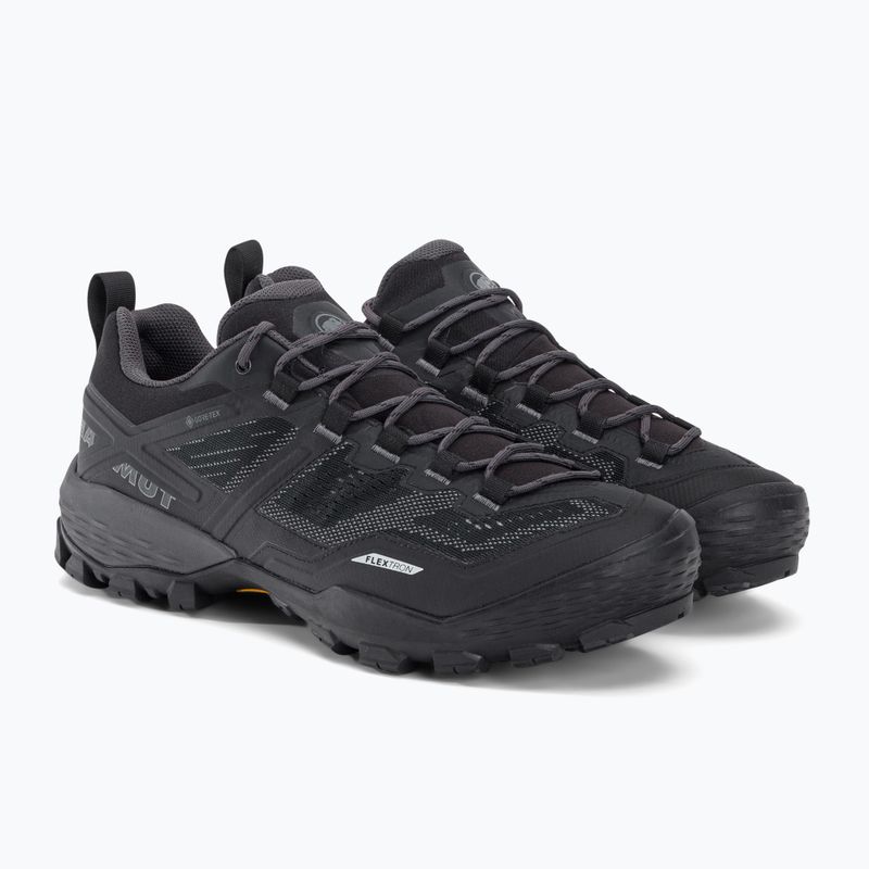 Buty trekkingowe męskie Mammut Ducan Low GTX 2023 black/dark titanium 4