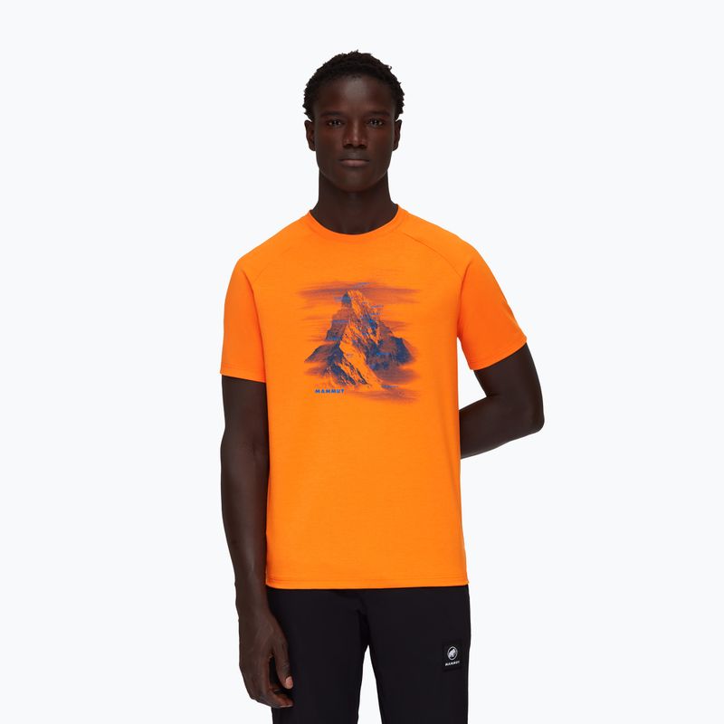 Koszulka trekkingowa męska Mammut Mountain Hörnligrat dark tangerine