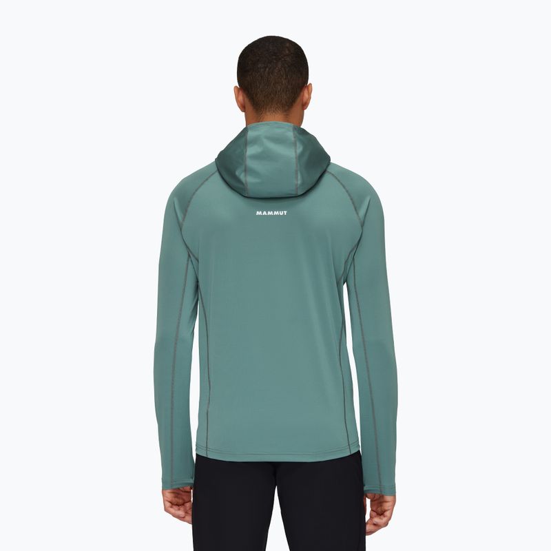 Longsleeve trekkingowy męski Mammut Selun FL Sun Hoody dark jade 2