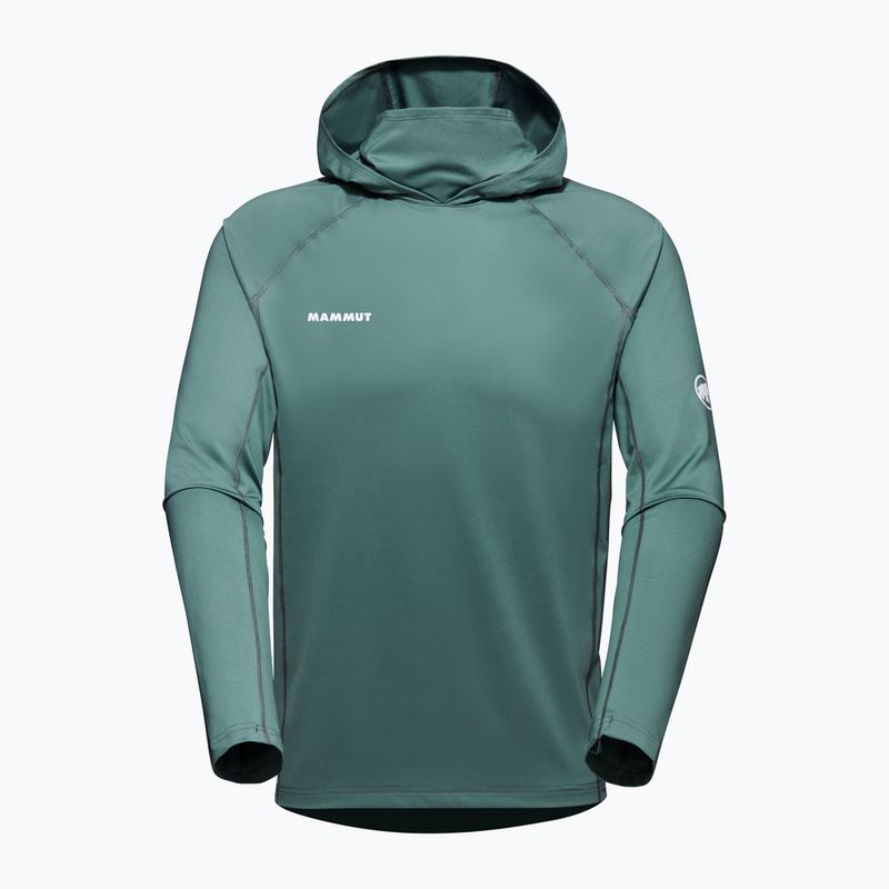 Longsleeve trekkingowy męski Mammut Selun FL Sun Hoody dark jade 5