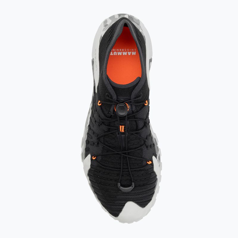 Buty podejściowe męskie Mammut Hueco Knit II Low black/light ice gray 5
