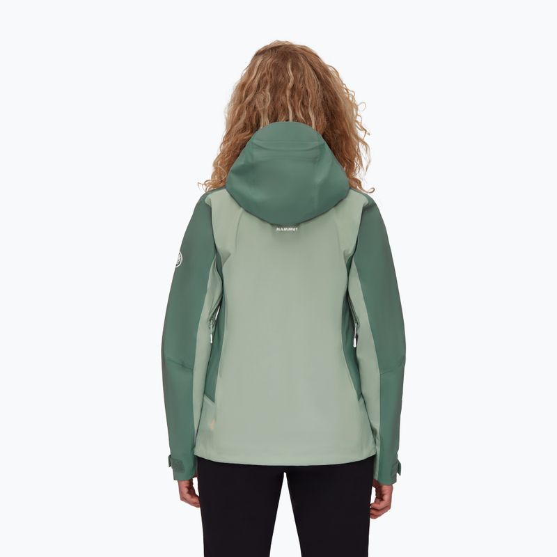 Kurtka przeciwdeszczowa damska Mammut Alto Guide HS Hooded jade/dark jade 2
