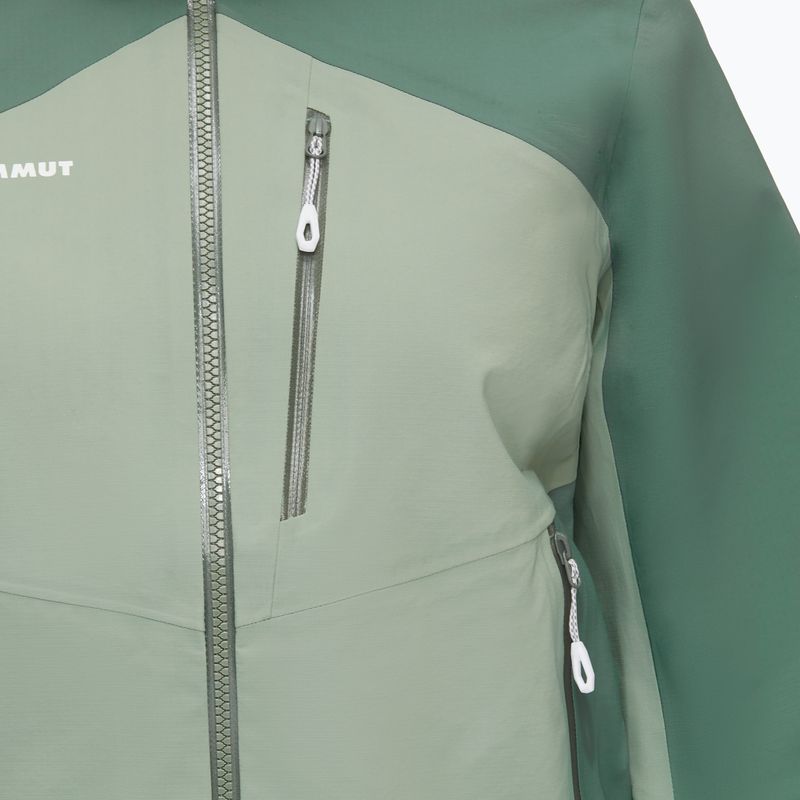 Kurtka przeciwdeszczowa damska Mammut Alto Guide HS Hooded jade/dark jade 5