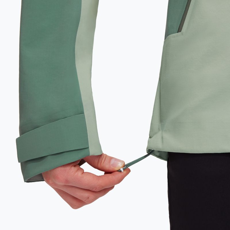 Kurtka przeciwdeszczowa damska Mammut Alto Guide HS Hooded jade/dark jade 6