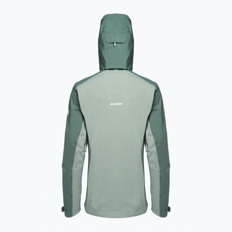 Kurtka przeciwdeszczowa damska Mammut Alto Guide HS Hooded jade/dark jade 2