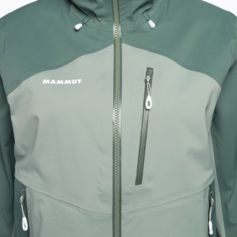 Kurtka przeciwdeszczowa damska Mammut Alto Guide HS Hooded jade/dark jade 3