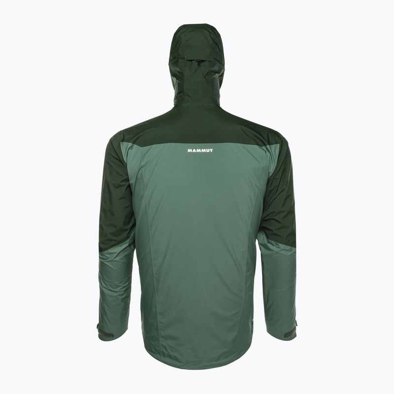 Kurtka przeciwdeszczowa męska Mammut Convey Tour HS Hooded 2023 dark jade/woods 2