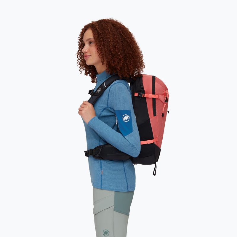 Plecak turystyczny damski Mammut Lithium 15 l salmon/black 6