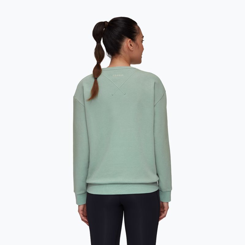 Bluza trekkingowa damska Mammut Core ML Crew Neck Logo jade 3