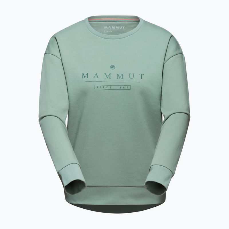Bluza trekkingowa damska Mammut Core ML Crew Neck Logo jade 8