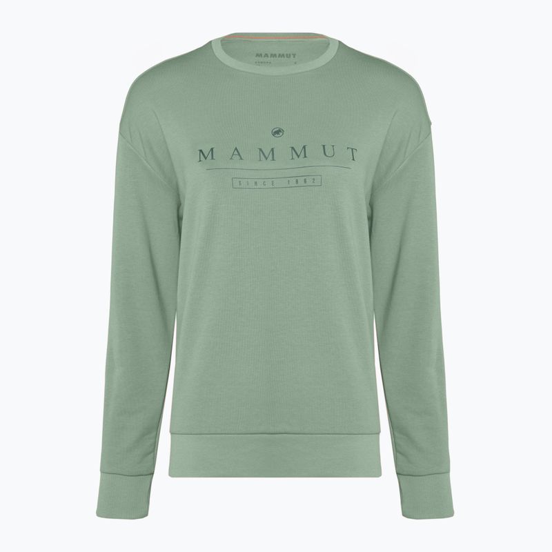 Bluza trekkingowa damska Mammut Core ML Crew Neck Logo jade 4