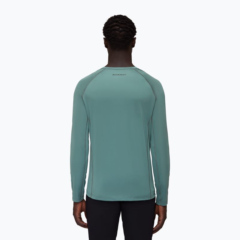 Longsleeve trekkingowy męski Mammut Selun FL Longsleeve Logo dark jade 2