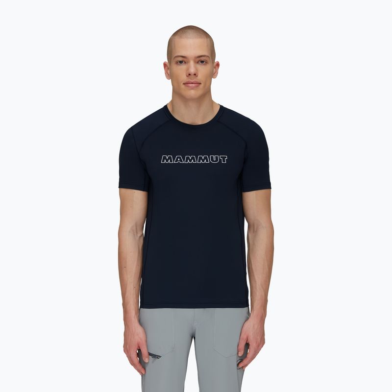 Koszulka trekkingowa męska Mammut Selun FL Logo marine