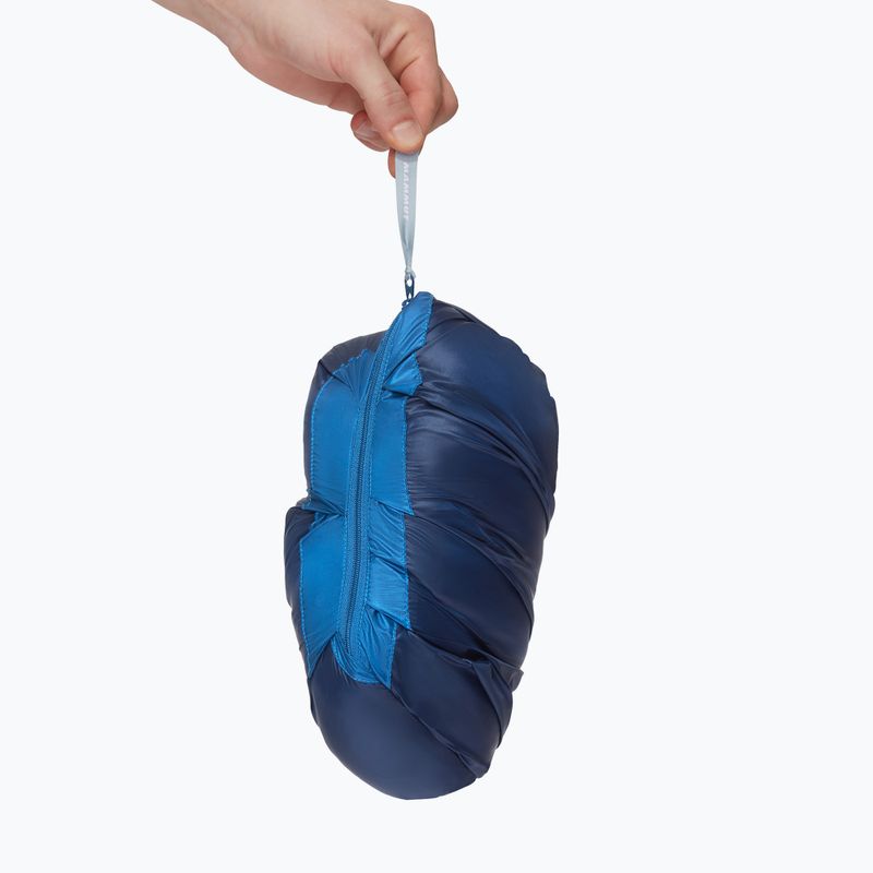 Kurtka puchowa męska Mammut Broad Peak IN Hooded deep ice/marine 8