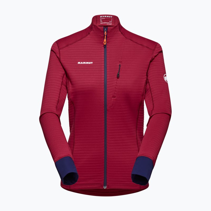 Bluza trekkingowa damska Mammut Taiss Light ML blood red/marine 9