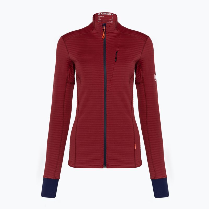 Bluza trekkingowa damska Mammut Taiss Light ML blood red/marine 4