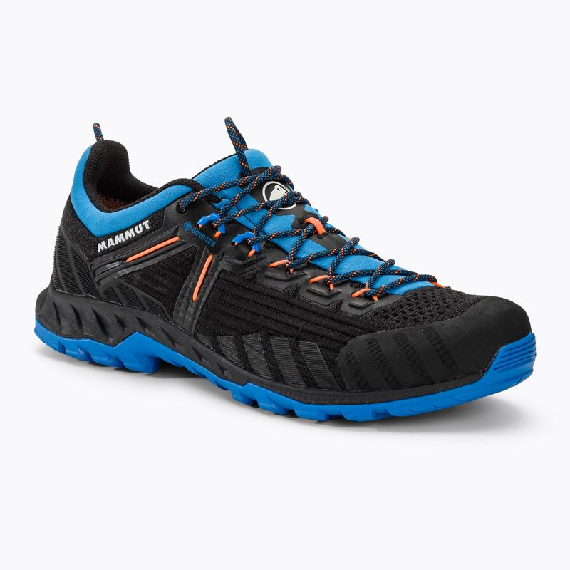 Buty podejściowe męskie Mammut Alnasca Knit III Low GTX black/glacier blue