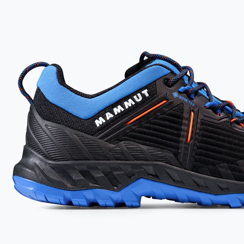 Buty podejściowe męskie Mammut Alnasca Knit III Low GTX black/glacier blue 15