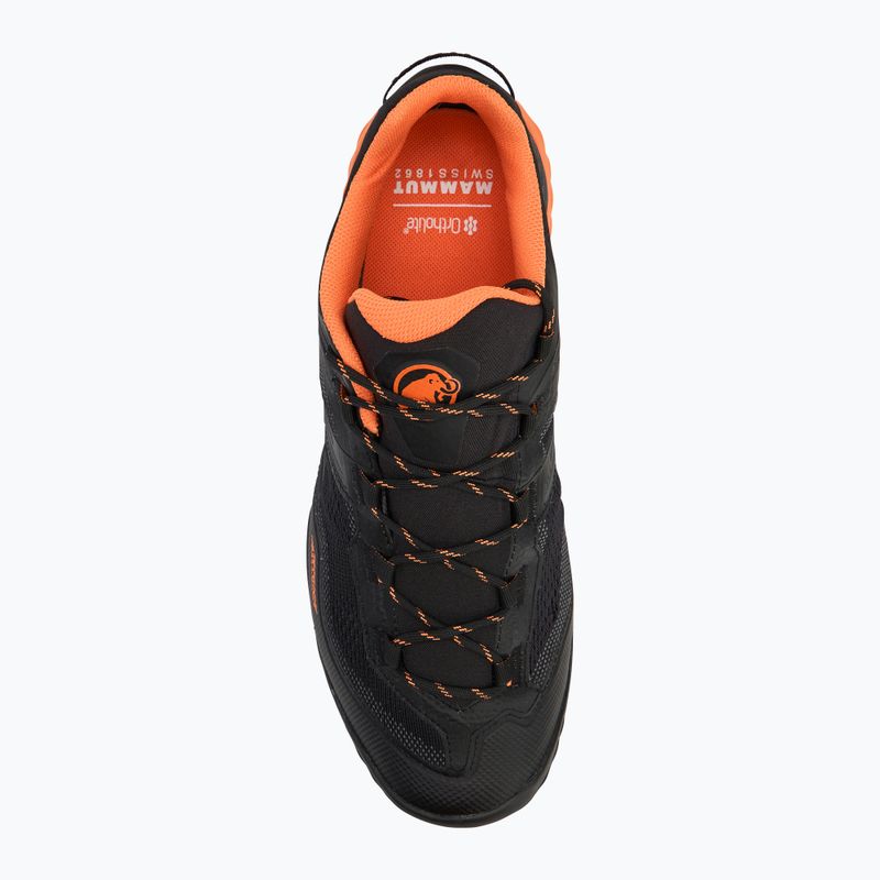 Buty trekkingowe męskie Mammut Ducan II Low GTX black/ dark tangerine 5
