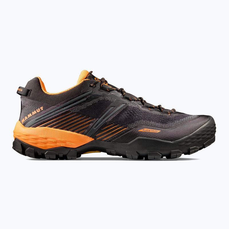 Buty trekkingowe męskie Mammut Ducan II Low GTX black/ dark tangerine