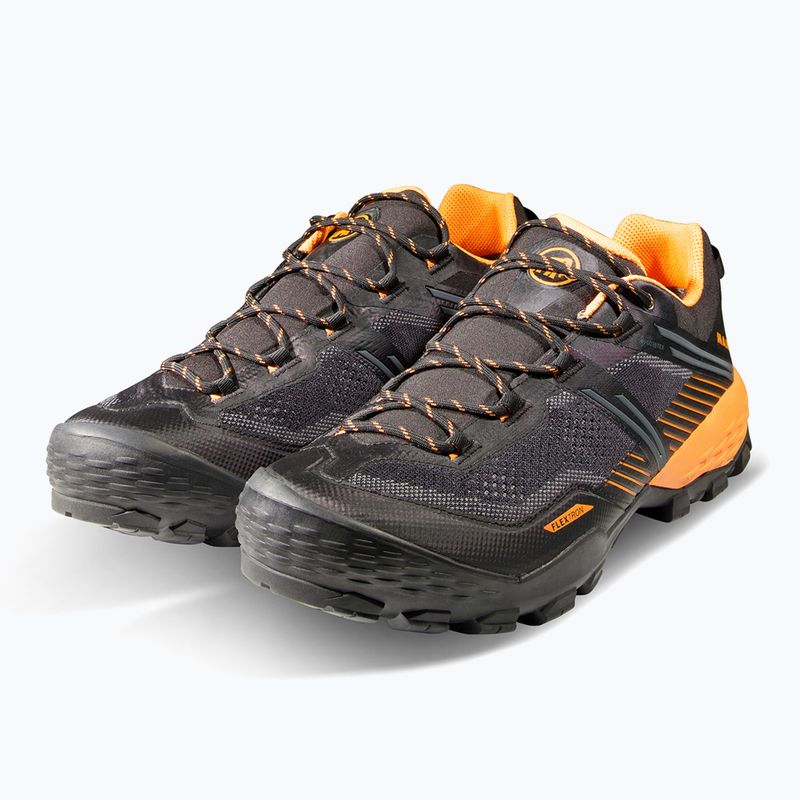 Buty trekkingowe męskie Mammut Ducan II Low GTX black/ dark tangerine 4