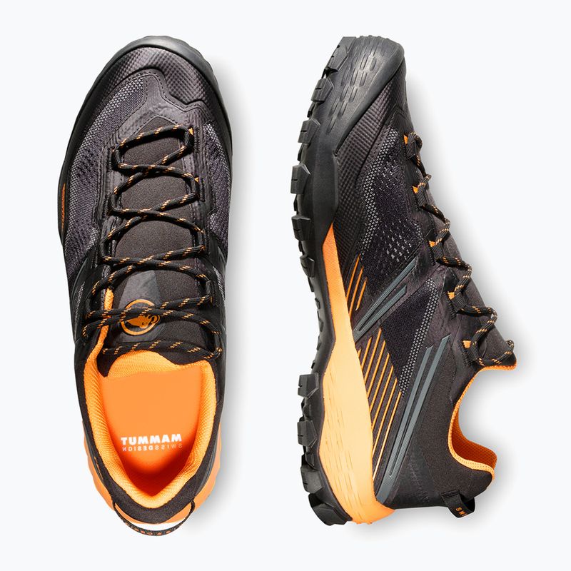 Buty trekkingowe męskie Mammut Ducan II Low GTX black/ dark tangerine 6