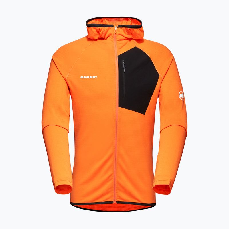 Bluza trekkingowa męska Mammut Aenergy Light ML Hooded dark tangerine/black 4