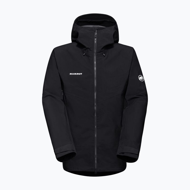 Kurtka przeciwdeszczowa męska Mammut Crater IV HS Hooded black 9