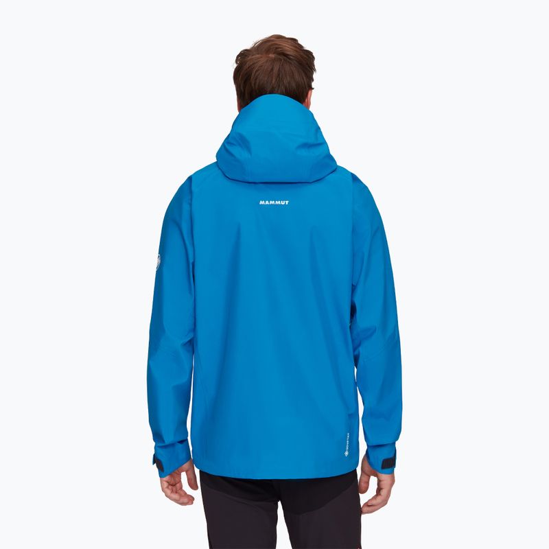 Kurtka przeciwdeszczowa męska Mammut Crater IV HS Hooded glacier blue 2