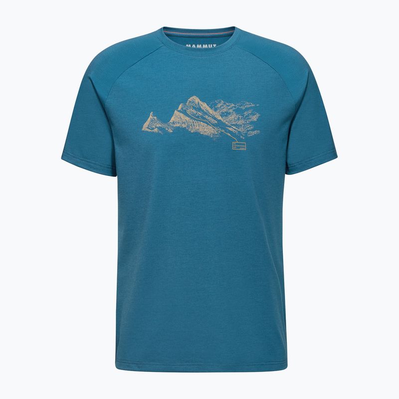 Koszulka trekkingowa męska Mammut Mountain Finsteraarhorn deep ice 4