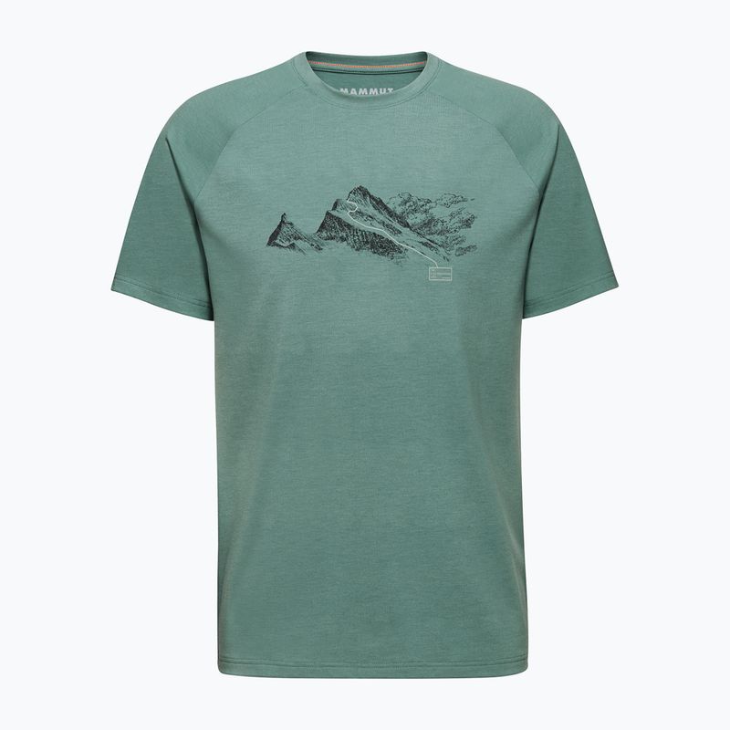 Koszulka trekkingowa męska Mammut Mountain Finsteraarhorn dark jade 4
