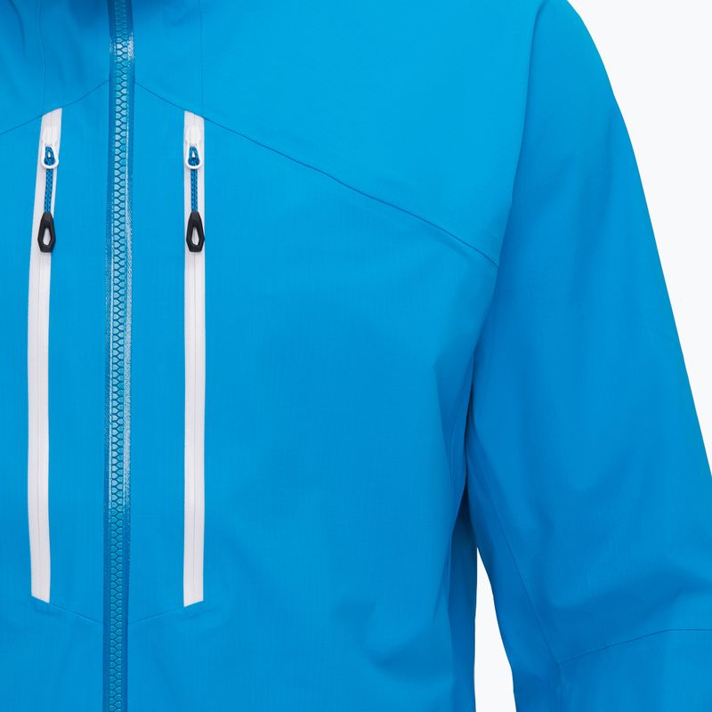 Kurtka przeciwdeszczowa męska Mammut Taiss HS Hooded glacier blue 5