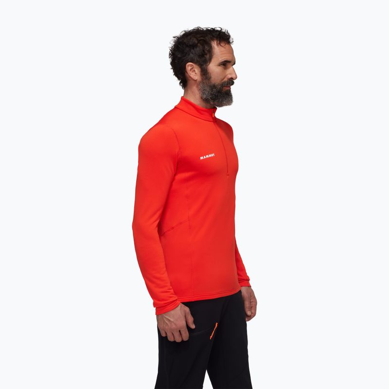 Bluza trekkingowa męska Mammut Aenergy ML Half Zip Pull mammut red 3