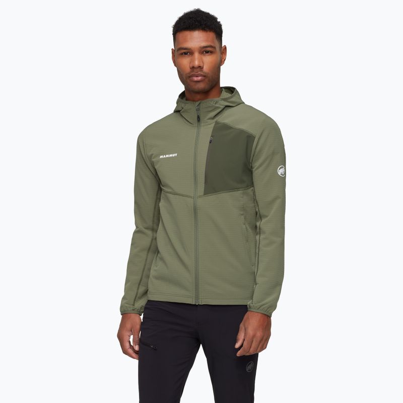 Bluza trekkingowa damska Mammut Madris Light ML Hooded marsh