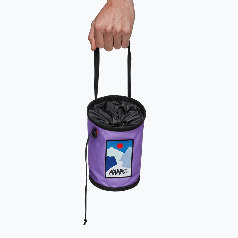 Woreczek na magnezję Mammut Gym Print lavandin 2