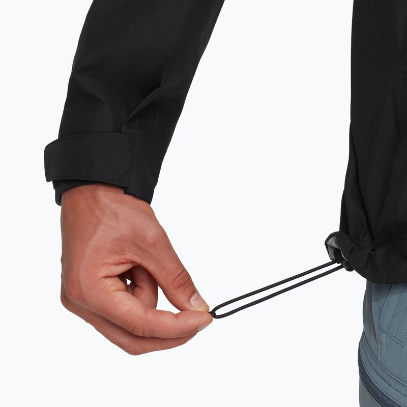 Kurtka przeciwdeszczowa męska Mammut Treeline HS Hooded black 7