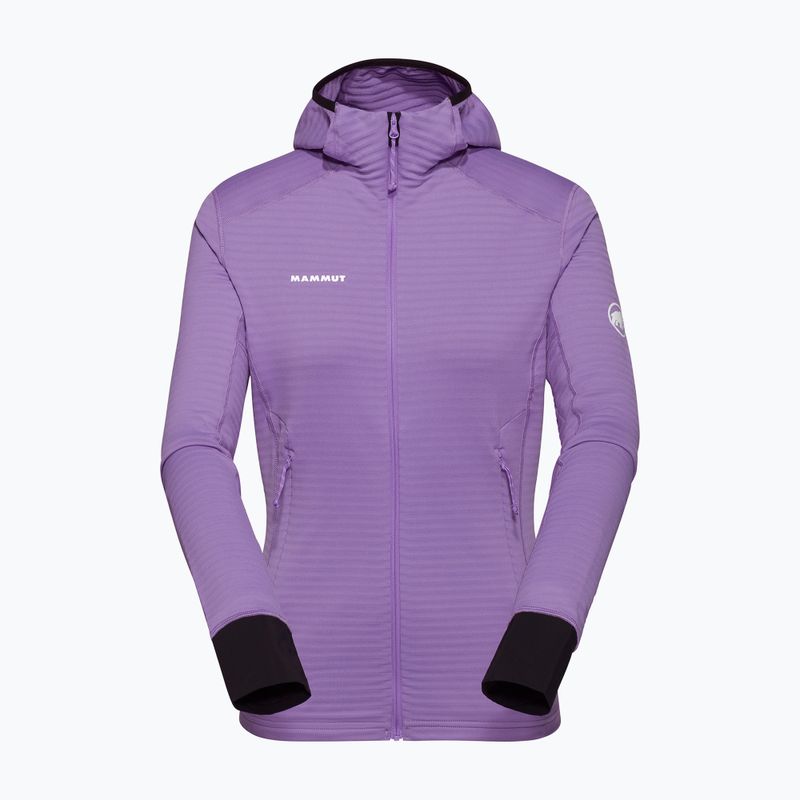 Bluza trekkingowa damska Mammut Taiss Light ML Hooded lavandin black 5