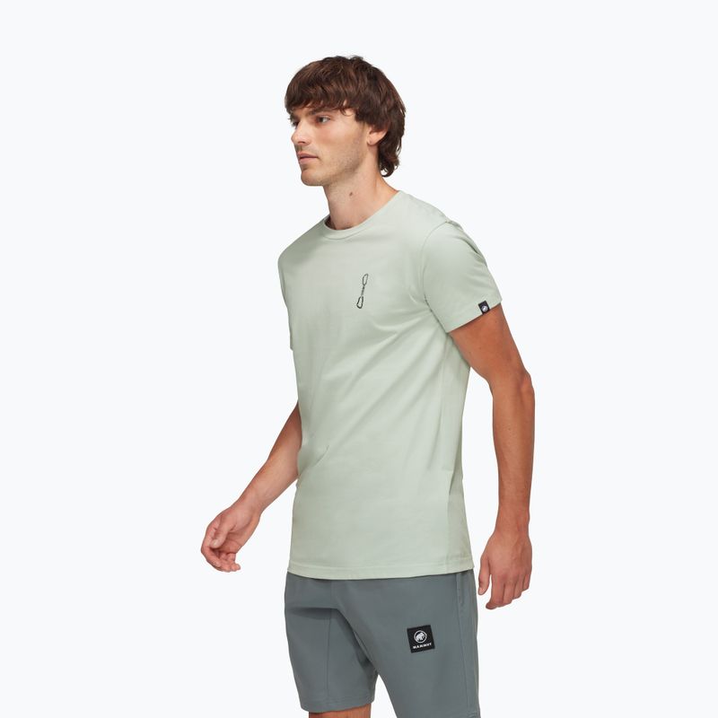 Koszulka męska Mammut Massone Quickdraw silver sage 3