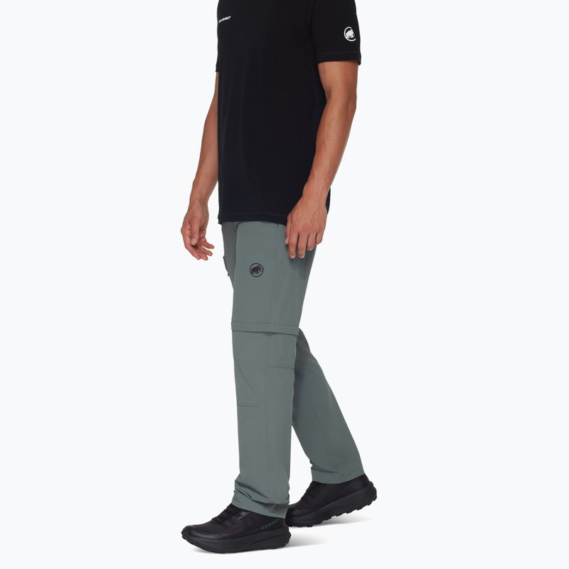 Spodnie trekkingowe męskie Mammut Runbold IV Zip Off Regular strata 3