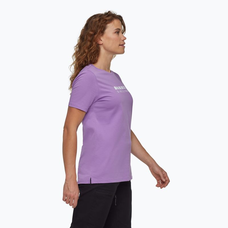 Koszulka damska Mammut Core Classic lavandin 3