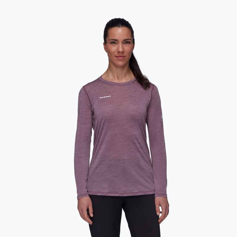 Longsleeve damski Mammut Tree Wool FL flux melange 01700
