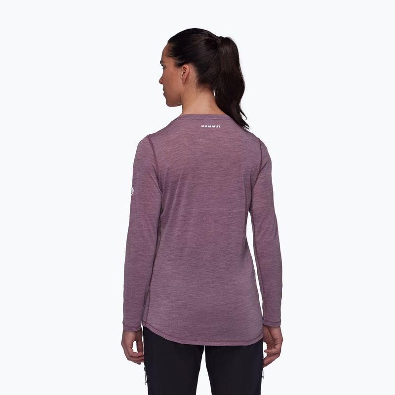Longsleeve damski Mammut Tree Wool FL flux melange 01700 2