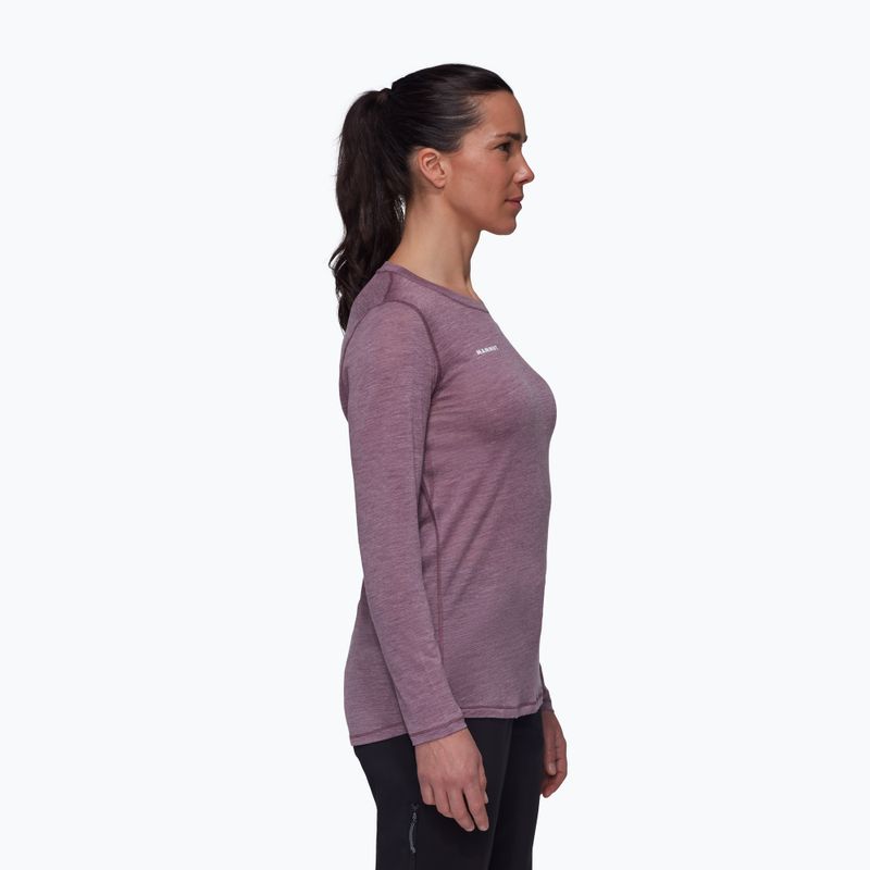 Longsleeve damski Mammut Tree Wool FL flux melange 01700 3