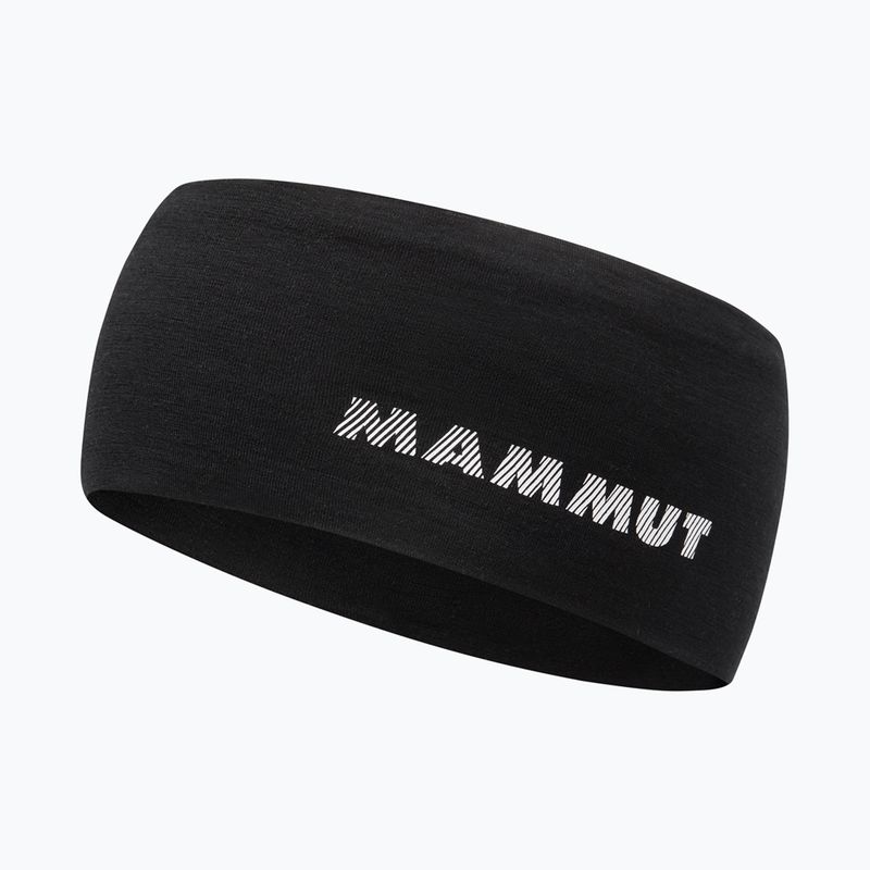 Opaska na głowę Mammut Tree Wool Headband black