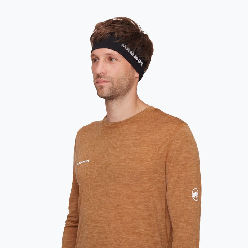 Opaska na głowę Mammut Tree Wool Headband black 2