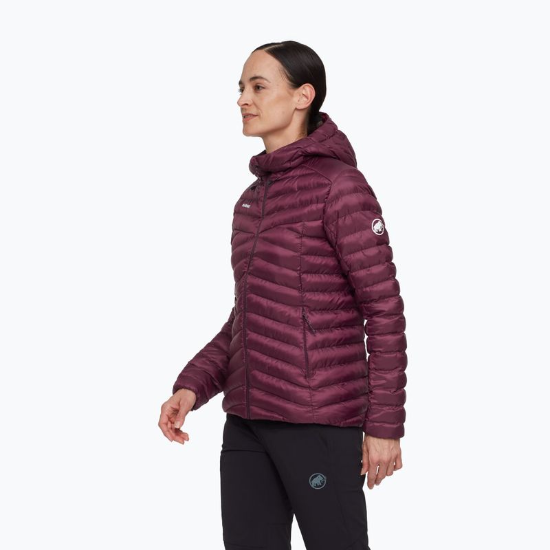 Kurtka ocieplana damska Mammut Albula IN Hooded vin/black 3