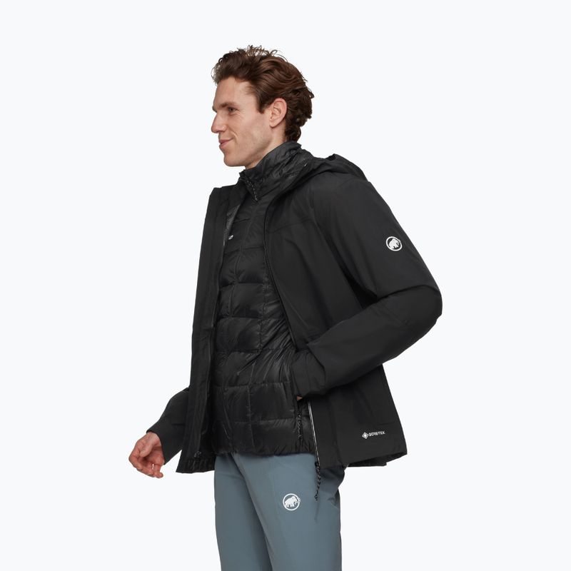 Kurtka 3w1 męska Mammut Treeline 3 in 1 HS Hooded Jacket Men black/black 3